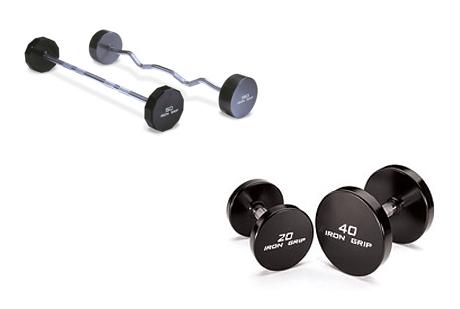 preloaded barbells